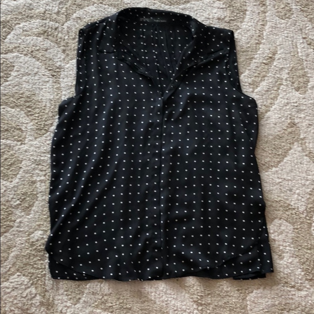 Zara Basic Satin Pattern Tank